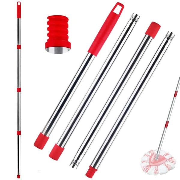 Replacement Handle Compatible with Ocedar/Vileda Mop Turbo Mop Head Replacement Heads Mop Handle for EasyWring Mop C260604