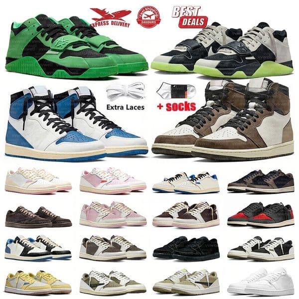 2026 With Box Designer Basketball travi travis 1 1s scottt low scottts lows scottes Shoes sneakers for mens womens Fragment d h gate trainers Sports