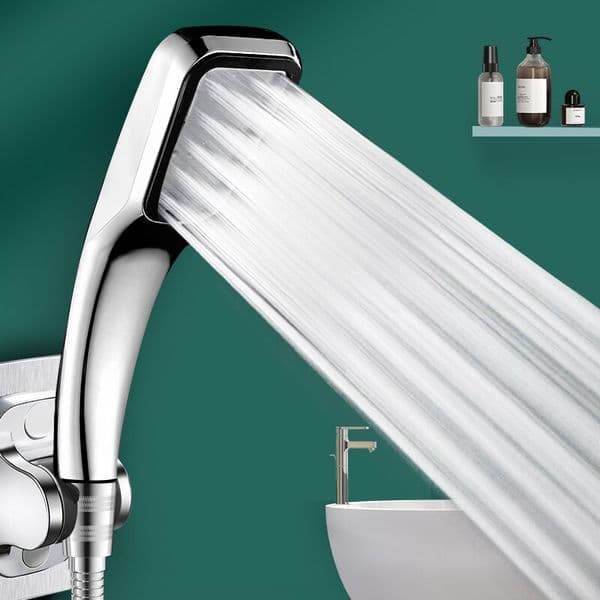 300 Holes Shower Head High Pressure Rainfall Water Saving Flow With Chrome ABS Sprayer Nozzle Square Shower Bathroom Accessories