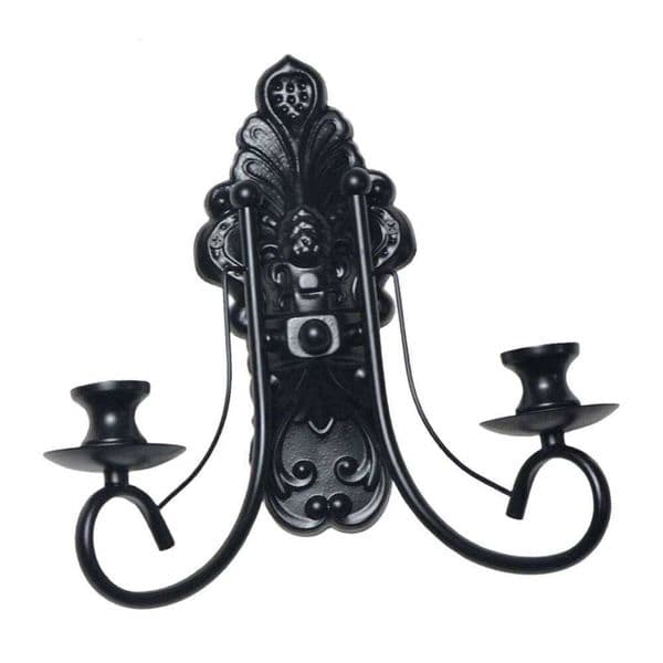 Retro Wall Sconce Candelabra Candle Vintage Holder Ornament for Living Room Patio Farmhouse Fireplace Home Decor C260226 Y260604