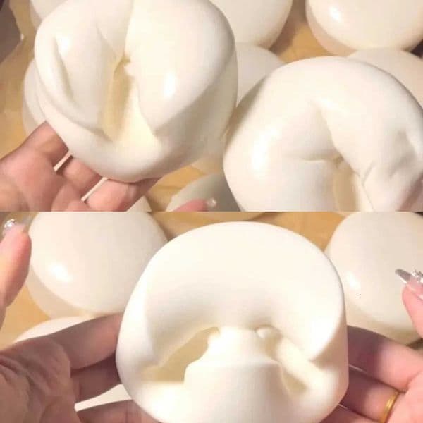 Slow White Yogurt Rising Cake Squishy Toy Soft Mochi Squeeze Fidget Stress Relief Toy Decompression Vent Gift for Kids Adults L260604