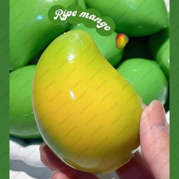 Squishy Color-changing Mango Squeeze Ball ASMR Sensory ADHD Anti Stress Relief Fidget Toys for Kids & Adults 26Y0604