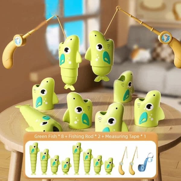 Unisex Plastic Fishing Game Retractable Board Game Style Interactive Games Board Game Set Gift 260603