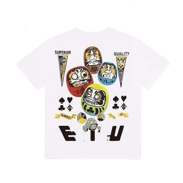 Evius Shirt Evi Graphic Tshirt Designer Man T-Shirt Mens Print Big Harajuku Short Sleeve High Street Fit Versatile Casual Unisex T-Shirt Hip Hop Punk Style Tops Fad