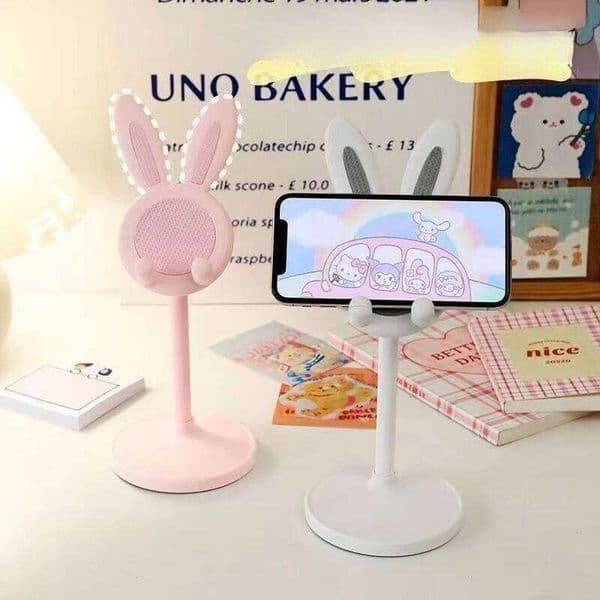 Bunny Mobile Phone Adjustable Desktop Watching Drama Lifting Selfie Live Broadcast Lazy Cute Support Bracket