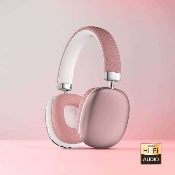 Simple Stylish Foldable Bluetooth Headphones Over Ear HiFi Stereo Wireless Headset Support AUX TF FM For Music Sports W260604