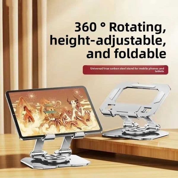 Rotatable 360 Tablet PC Bracket Desktop Height Increasing Lifting Support Bracket Cooling FoldT2600604