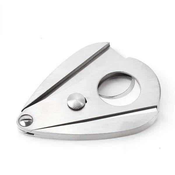 Stainless Steel Cigar Cutter Cigar Scissors Cigar Knife Double Blade Cigar Cutter Water Drop Cigar Puncher Guillotine Shears J260604