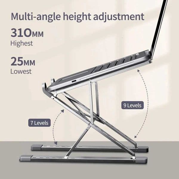 N3 N8 Laptop Stand Aluminum for Macbook Adjustable Portable More Stabe Laptop Stand Cooling Stand Foldable Notebook HolderT2600604