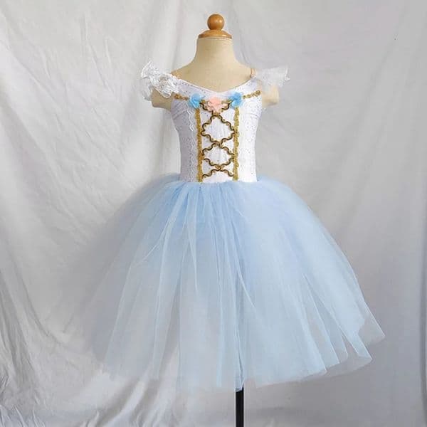 Elegant Show Ballet Tutu Dress Girls Dance Wear Stage Costumes Princess Party Kids Clothes Performance Children Clothing Fairy 260603