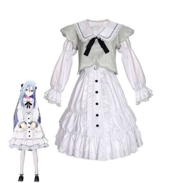 2026 New Sekai Yoisaki Kanade Cosplay Costume Outfit Feat Mikuu Gala Wedding Dress Mediebval Bride Stage Performance Wear