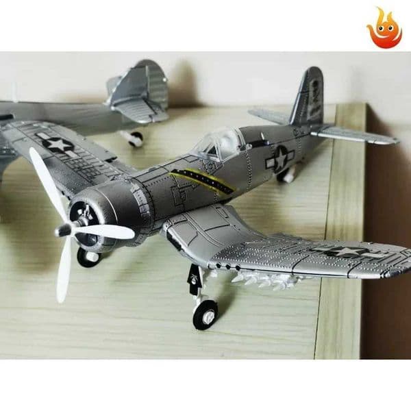 1/48 WWII Fighter Model Pirate Mustang Spitfire Hurricane BF109 4D Assemble Aircraft Plastic DIY Airplane Toy Building Kits C260604