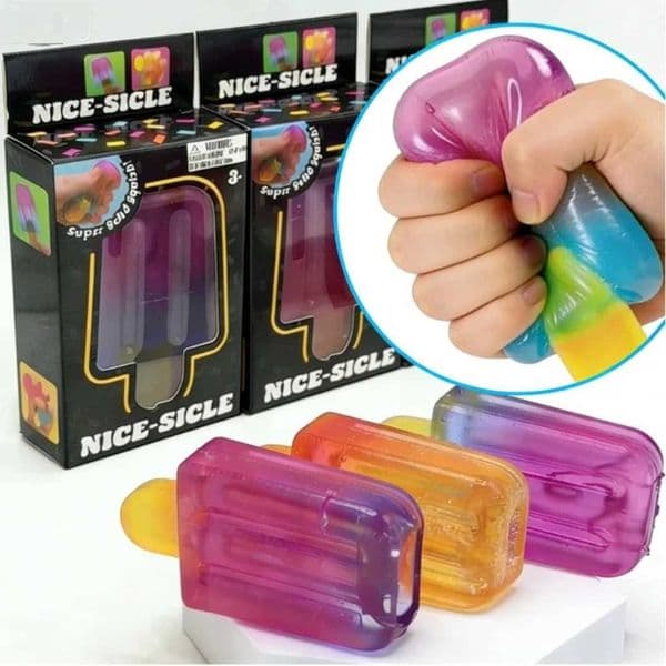 Schylling Needoh popsicle blind box Cube Sensory Stress Relief Squishy Cube Anti-Anxiety Squeeze Object for birthday gift toy T260602