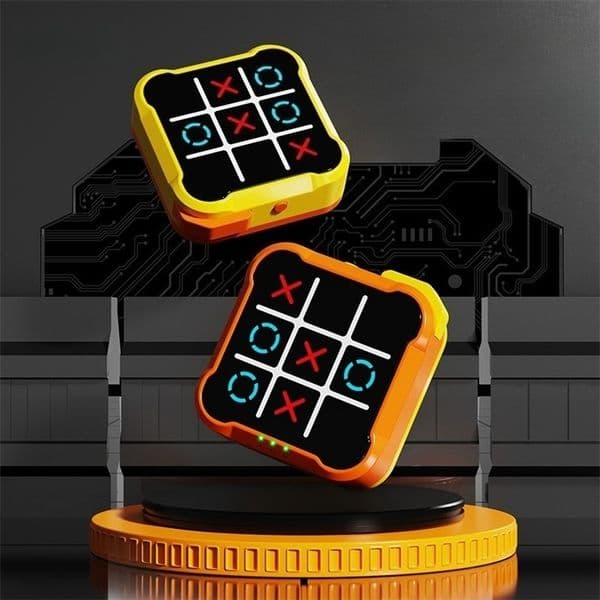 Tic-Tac-Toe Board Multifunctional Electronic Puzzle Table Game Chess Set Portable For Adults Kids 260603