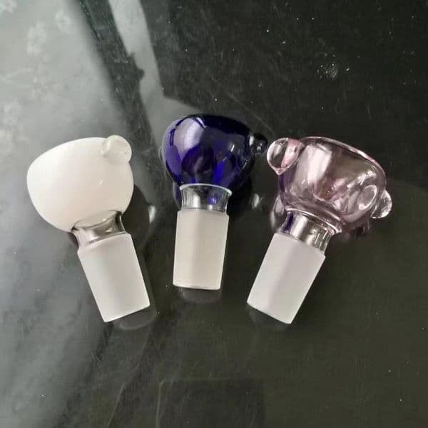 Glass Pipes Smoking Manufacture Hand-blown hookah Classic colored bubble head