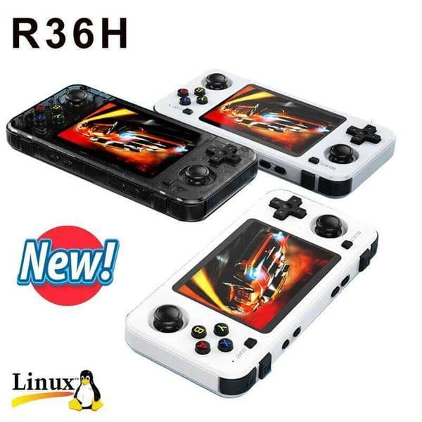 2025 New R36H Retro Handheld Console Open-Source Linux System Classic Game Consoles 3.5 inch IPS Screen Portable Video Player 26W05011