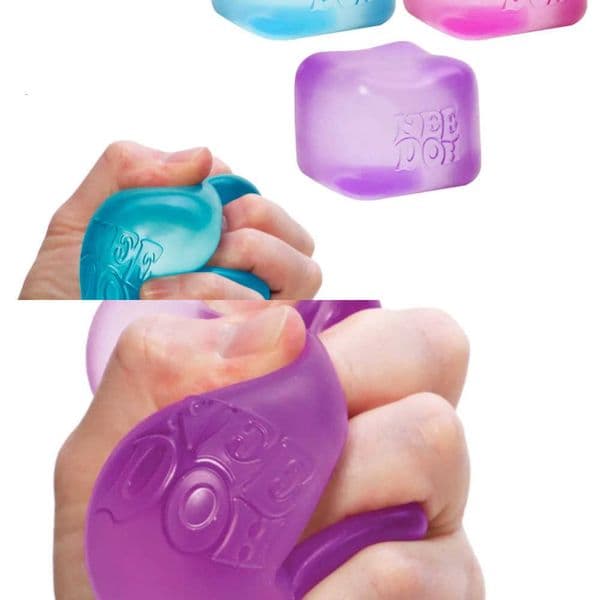 Sensory Cube Firm NeeDoh Nice Fidget Toy - 217 Inch Solid Squishy Stress Reliever for Kids Adults ADHD Focus - 1PC L260604