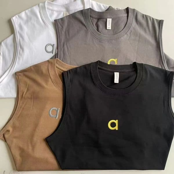2026 New -- Summer T Shirt Sleeveless outdoor Vest Shirts Breathable Comfortable Men Casual Short Sleeves Mens Tank Tops Designer Tees Free Shipping 11