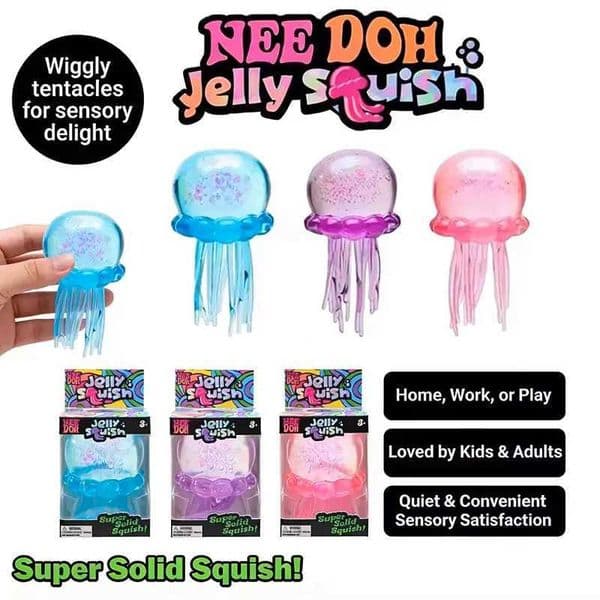 Schylling Nice Cube Squishy Stress Relief Toy Nee-Doh Soft Squeeze Fidget Cube for Kids Adults Anxiety Relief Sensory Toy T260602