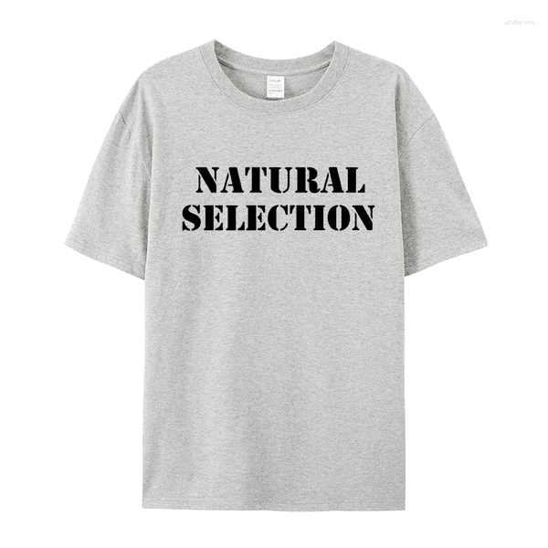 Men's T Shirts 2026 Model Natural Selection Columbine Men Women T-shirt Print Tshirt Clothing Designer Tee Cotton Shirt Summer Tops