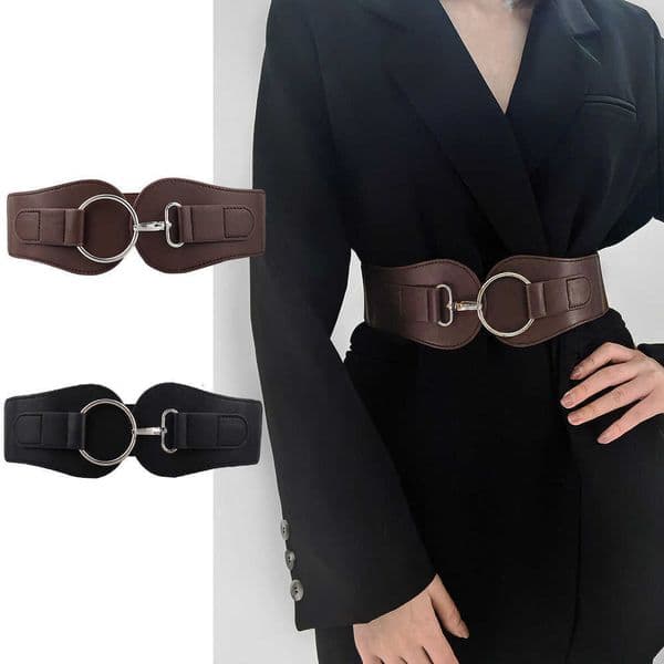 Seal Womens Waist Elastic Retro Wide Fashion Dress Coat Decoration Corset Korean Version Belts for Women Ladies Waist Belt C260604