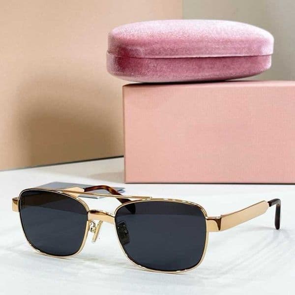 10A Quality Desiqner Sunglasses for men women Korean fashion sun glasses same style as worn by celebrities square metal trendy SMUC52