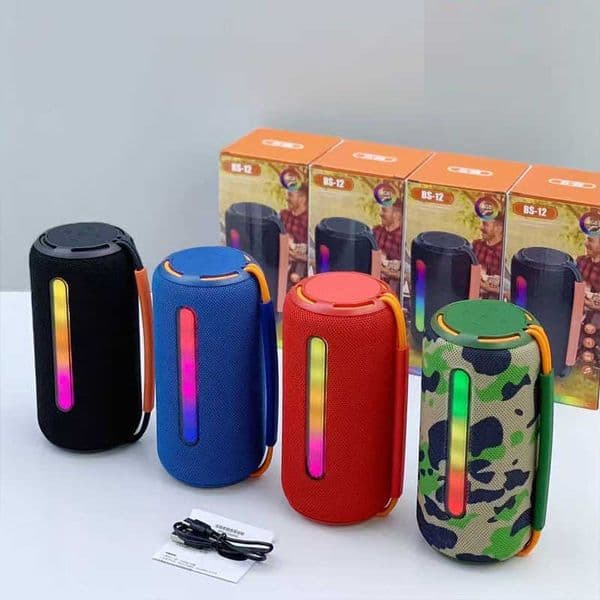 Wireless BS12 New Bluetooth Speaker Outdoor Portable Dual Speaker Subwoofer Desktop Bluetooth Speaker L260604