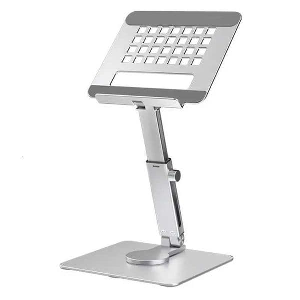 Tablet Aluminum Stand 360Rotating Folding Adjustable Desk Holder Mount Riser for iPad Pro Air 4 Mini 129 4-14 Inch TabT2600604