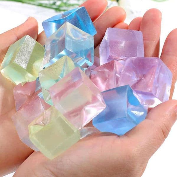 Fidget Stress Squishy Anti Ice Cube Squeeze Toy Kids Adults Party Gifts Decompression Autism ADHD Sensory Anxiety Therapy C260605