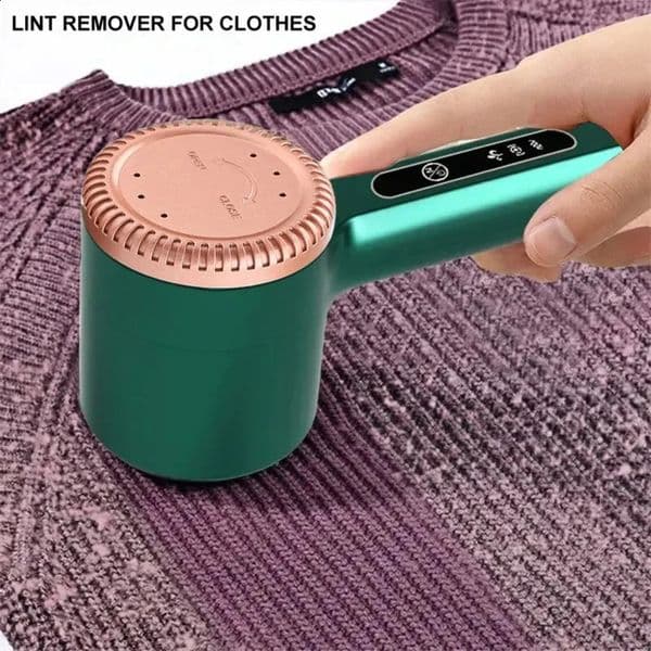 Luxury Designer Decor Rechargeable Lint 3 Gears Electric Clothes Fluff Remover Portable Fabric Shaver room For Clothing Hair Balls Fuzz Remo 5
