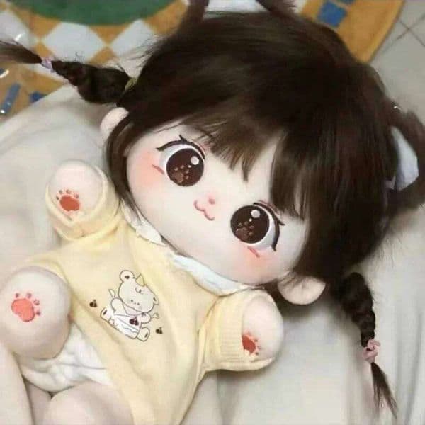 20cm Miaomiao Cotton Stock Interchangeable Baby Clothes Plush Doll Dress Up Cospslay Anime Figure Children Girl Toys 26W0605