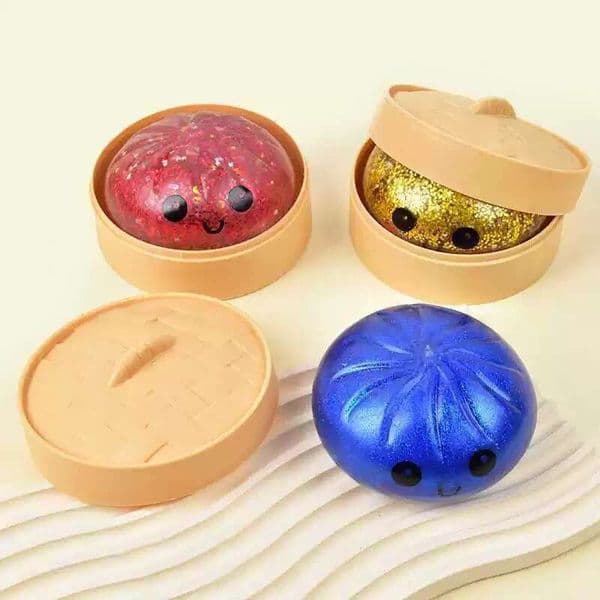 Squishy Stress Relief Dumpling Squishies Bun Twisting Decompression Toy blind box