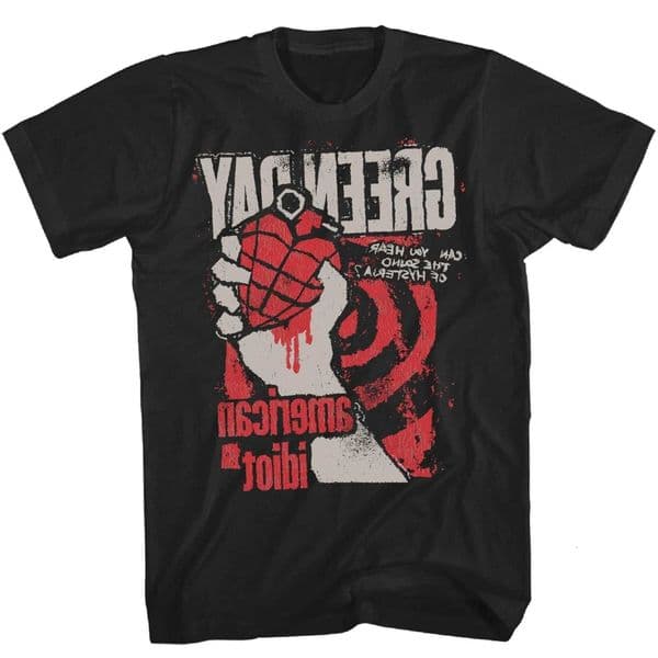 T American Idiot Hysteria Shirt Mens RoCK Music Classic Band Tee Short-sleeved Women Fashion Street Top C260605