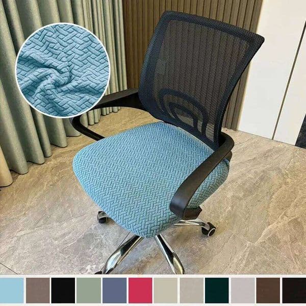 1pc Covers Stretch Computer Washable Elastic Desk Chair Seat Protector Slipcover for Office 26Y0605