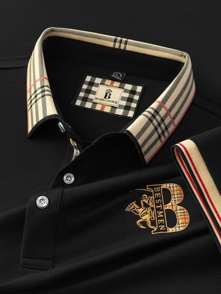 designer Men's Summer 2026 New Loose Embroidered Short-sleeved T-shirt Men's Business Turn-down Collar T-shirt Men's Polo Shirt