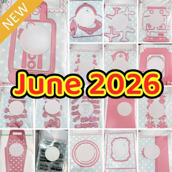 Airplane Luggage box Metal Cutting Dies Clear Stamps For DIY Decorating Scrapbook Paper Embossing Craft June 2026 Summer 260605