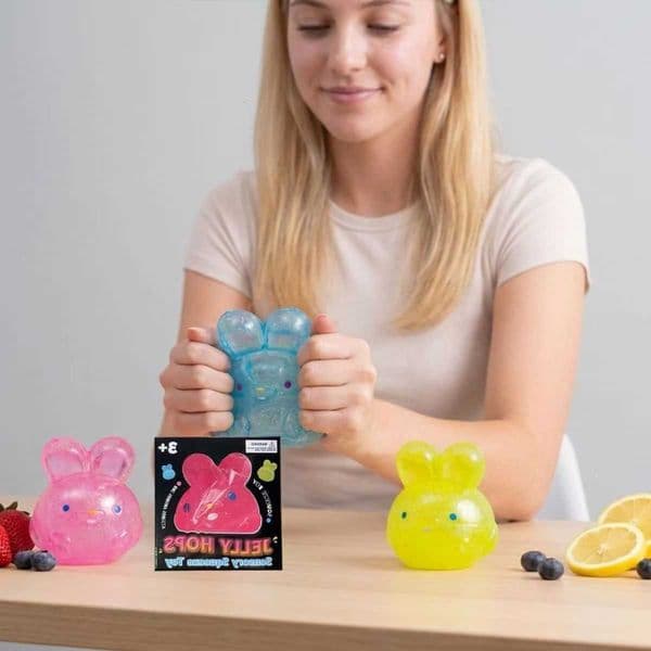 Stress Rabbit TPR Pinch Relieving Music Toy Sensory Squeezing Adult Stress Relieving and Ventilating Toy C260605