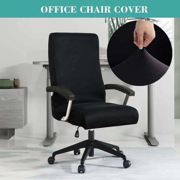 Stretch Spandex Office Covers Anti-dirty Computer Seat Chair Cover Removable Slipcovers 26Y0605