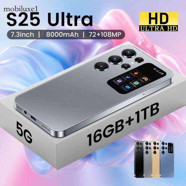 S25 Ultra Phone 2025 16+1T Cheap Android Smartphone OZON Generation