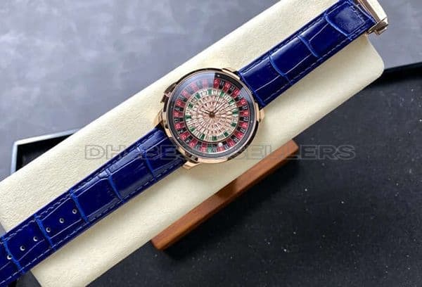 5031 Men Funny Quartz Watch recessed wheel design Arabic numerals Rotating Dial Roulette Clock Watch Hombre RelojT251208 J&C Casino Roulette JC / Jacob Jacob & Co e58