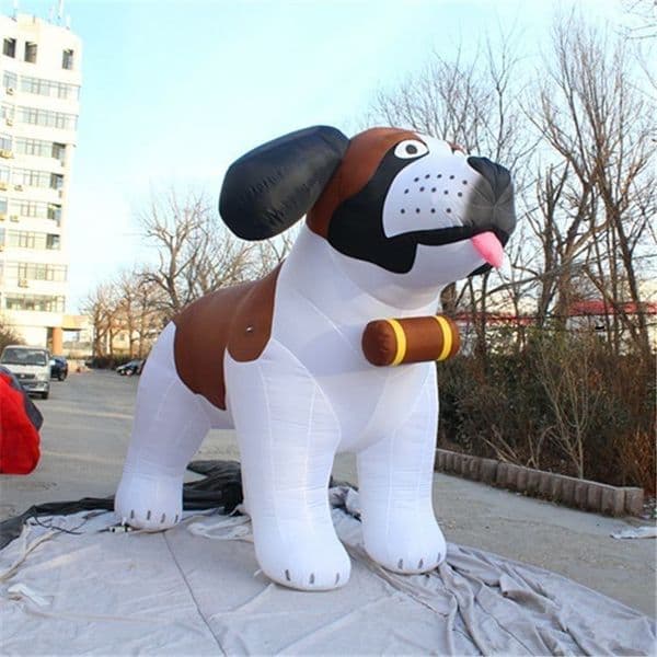 Giant Inflatable Dog for Christmas event decorations