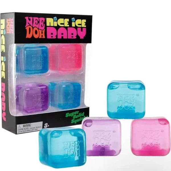 Schylling Needoh Nice Cube Sensory Toys Stress Relieving Blocks Pinching Relieving Puzzle Solving Venting Children Souvenir T260602