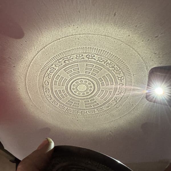 Designer Classic art Eight Diagrams Bronze Reflective Translucent Qin King Bone Mirror Method Pure Handmade Ancient Style Twelve Zodiac Signs Free Shipping 28