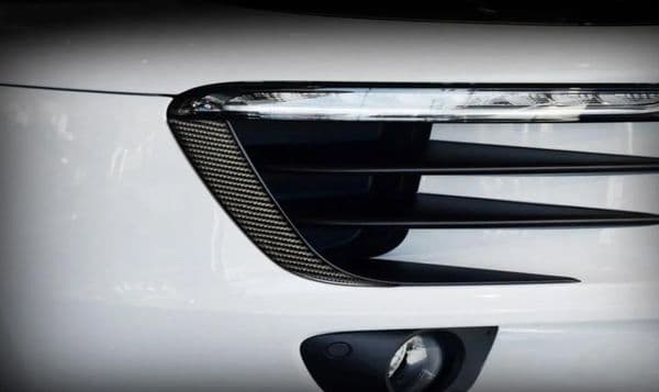 Accessories For Porsche Macan 20142020 Carbon Fiber Front Headlight Eyebrow Trim Strips Exterior Modified Stickers Car Styling 33