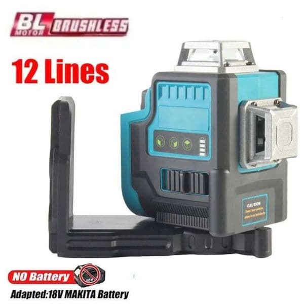 2026 Wholesale 12 Lines Laser cologne Level 3D Horizontal & perfume Vertical Green Beams Meter Self-Leveling Tools For Makita 18V Battery Free Shipping 31