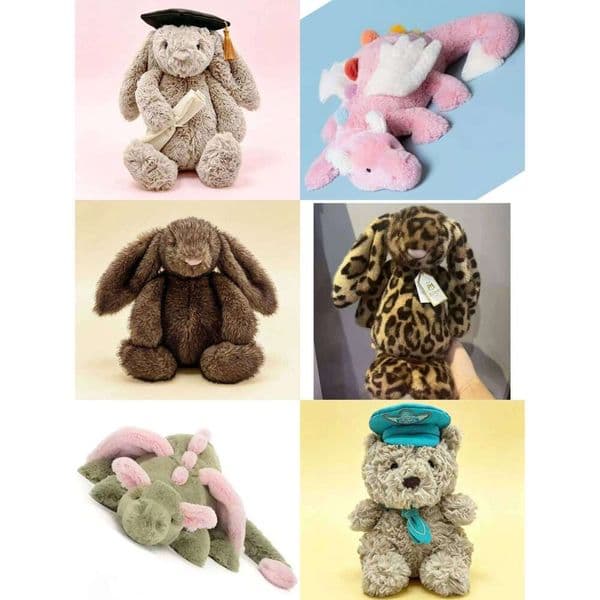 JA Barcelona Robe Bear; Plush Toy; Flying Heart Narcissus; Matcha Dragon; Birthday Gift; Valentine's Day Gift 2026 26L0605