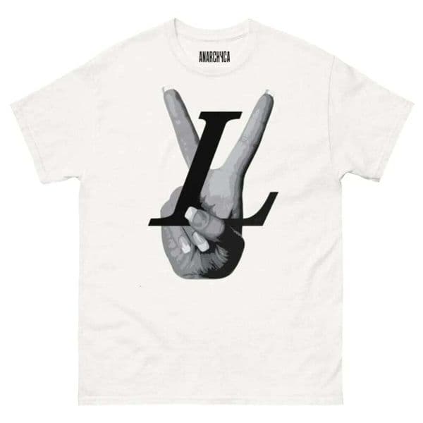 Letter L Finger Yee Graphic T Shirt Designer Style Luxury Cotton Tee Casual Unisex Fashion Top For Men Women Paixia