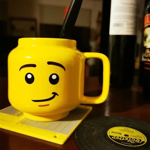 Cartoon Ceramic Mug Cup 250ML with Cute Impish Expression Figure Head Pattern Coffee Milk Tea Drinkware for Couple Friend Family w260601