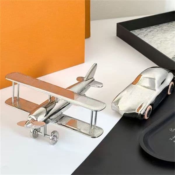 Designer airplane car Desktop ornament toy Desktop Accessory Bedroom Study Living Room Cute Figurine Gift Collectibles Top