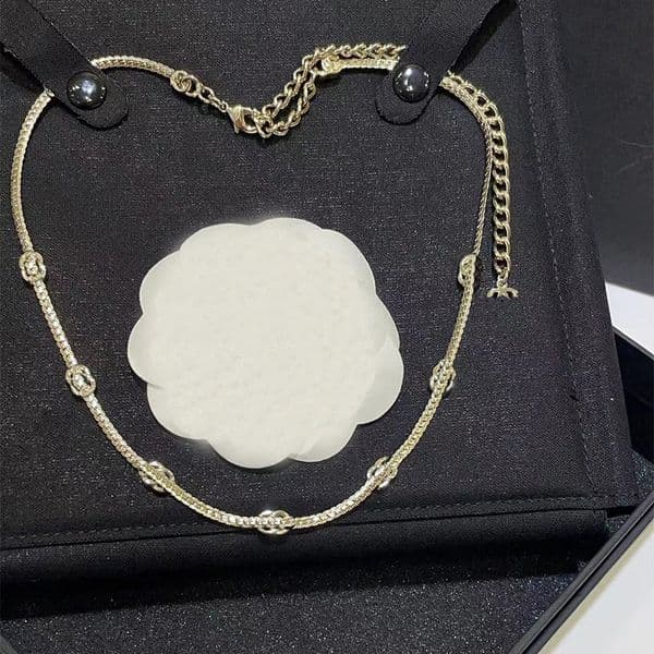 necklaces designer necklaces for women luxury jewelry multi-layering metal high quality 12A letter stainless steel charm christmas and Valentine's gift box